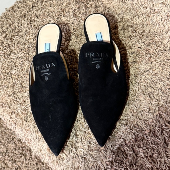 Prada Calzature Donna Nero Heels, size 38 - Picture 2 of 13